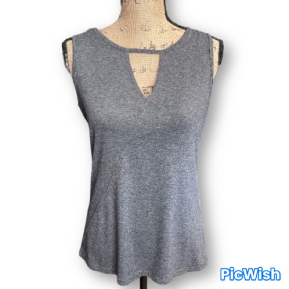 Poetsky ~ Grey Athletic Tank